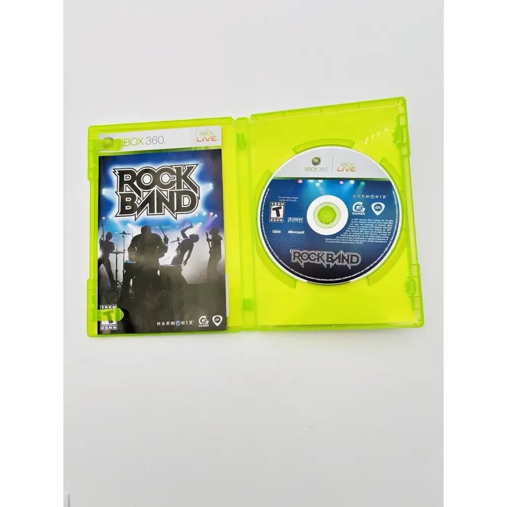 Rock Band Microsoft Xbox 360 2007 CIB TESTED WORKS Complete VG Condition